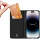 Apple iPhone 15 Pro Max Hülle Dux Ducis Leather Schwarz