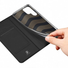 Samsung Galaxy S23 Ultra 5G Hülle Dux Ducis Leather Schwarz