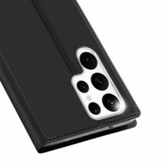 Samsung Galaxy S23 Ultra 5G Hülle Dux Ducis Leather Schwarz