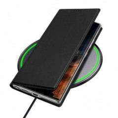 Samsung Galaxy S23 Ultra 5G Hülle Dux Ducis Leather Schwarz