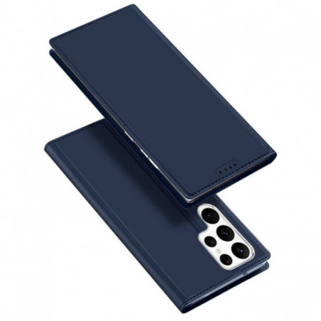 Samsung Galaxy S23 Ultra 5G Hülle Dux Ducis Leather Blau
