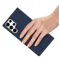 Samsung Galaxy S23 Ultra 5G Hülle Dux Ducis Leather Blau