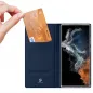 Samsung Galaxy S23 Ultra 5G Hülle Dux Ducis Leather Blau