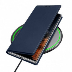 Samsung Galaxy S23 Ultra 5G Hülle Dux Ducis Leather Blau