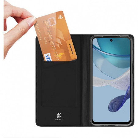 Motorola Moto G53 5G Hülle Dux Ducis Leather Schwarz