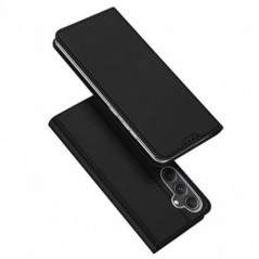 Samsung Galaxy S23 FE Hülle Dux Ducis Leather Schwarz