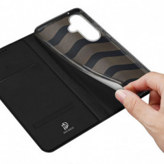 Samsung Galaxy S23 FE Hülle Dux Ducis Leather Schwarz