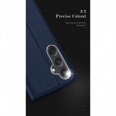 Samsung Galaxy S23 FE Hülle Dux Ducis Leather Blau