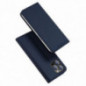 Apple iPhone 15 Hülle Dux Ducis Leather Blau