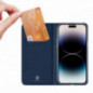Apple iPhone 15 Hülle Dux Ducis Leather Blau
