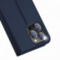 Apple iPhone 15 Hülle Dux Ducis Leather Blau