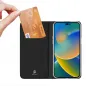 Apple iPhone 14 Pro Hülle Dux Ducis Leather Schwarz