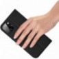 Apple iPhone 15 Plus Hülle Dux Ducis Leather Schwarz
