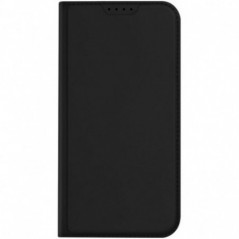 Apple iPhone 15 Plus Hülle Dux Ducis Leather Schwarz
