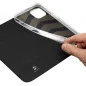 Apple iPhone 15 Plus Hülle Dux Ducis Leather Schwarz