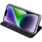 Apple iPhone 15 Plus Hülle Dux Ducis Leather Schwarz