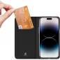 Apple iPhone 15 Pro Hülle Dux Ducis Leather Schwarz