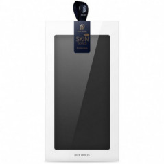 Apple iPhone 15 Pro Hülle Dux Ducis Leather Schwarz