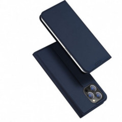 Apple iPhone 15 Pro Hülle Dux Ducis Leather Blau