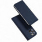 Apple iPhone 15 Pro Hülle Dux Ducis Leather Blau