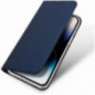 Apple iPhone 15 Pro Hülle Dux Ducis Leather Blau