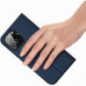 Apple iPhone 15 Pro Hülle Dux Ducis Leather Blau