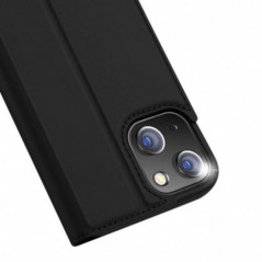 Apple iPhone 13 Hülle Dux Ducis Leather Schwarz