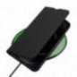 Apple iPhone 13 Pro Hülle Dux Ducis Leather Schwarz