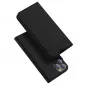 Apple iPhone 13 Pro Hülle Dux Ducis Leather Schwarz