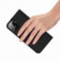 Apple iPhone 13 Pro Max Hülle Dux Ducis Leather Schwarz