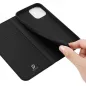 Apple iPhone 13 Pro Max Hülle Dux Ducis Leather Schwarz
