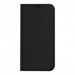 Apple iPhone 13 Pro Max Hülle Dux Ducis Leather Schwarz