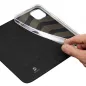 Apple iPhone 15 Hülle Dux Ducis Leather Schwarz