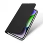 Apple iPhone 15 Hülle Dux Ducis Leather Schwarz