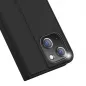 Apple iPhone 15 Hülle Dux Ducis Leather Schwarz