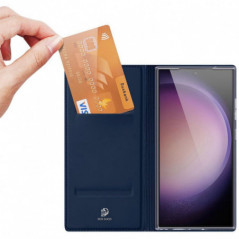 Samsung Galaxy S24 ULTRA Hülle Dux Ducis Leather Blau