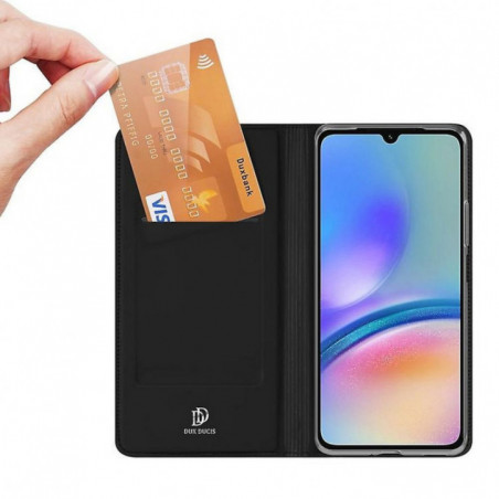 Samsung Galaxy A05s Hülle Dux Ducis Leather Schwarz