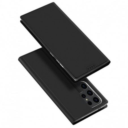 Samsung Galaxy S24 PLUS Hülle Dux Ducis Leather Schwarz