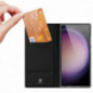 Samsung Galaxy S24 PLUS Hülle Dux Ducis Leather Schwarz