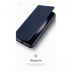 Samsung Galaxy S24 Hülle Dux Ducis Leather Blau
