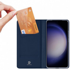Samsung Galaxy S24 PLUS Hülle Dux Ducis Leather Blau