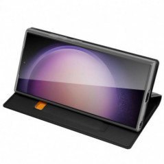 Samsung Galaxy S24 ULTRA Hülle Dux Ducis Leather Schwarz