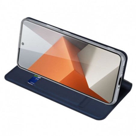 XIAOMI Redmi Note 13 Pro 5G Hülle Dux Ducis Leather Blau