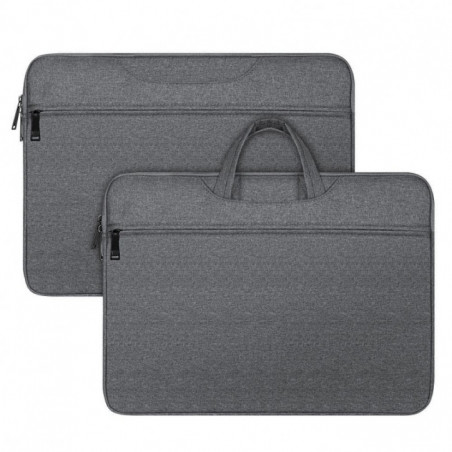 Dux Ducis Tasche LBTC für Laptop 15.5-16 Zoll Horizontal Handtasche dunkelgrau