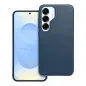 Samsung Galaxy S25 Hülle Leather Mag Cover Elegant  MagSAFE  Indigoblau