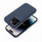 Samsung Galaxy S25 Hülle Leather Mag Cover Elegant  MagSAFE  Indigoblau