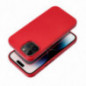 Samsung Galaxy S25 Hülle Leather Mag Cover Elegant  MagSAFE  Rot