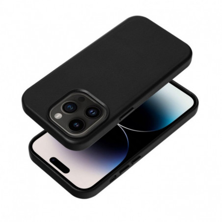 Samsung Galaxy S25 Ultra Hülle Leather Mag Cover Elegant  MagSAFE  Schwarz