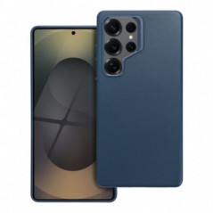Samsung Galaxy S25 Ultra Hülle Leather Mag Cover Elegant  MagSAFE  Indigoblau