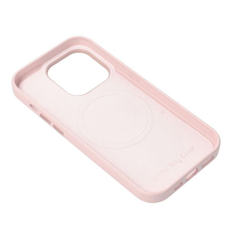 Samsung Galaxy S25 Ultra Hülle Leather Mag Cover Elegant  MagSAFE  Sandrosa